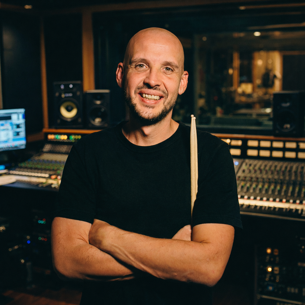 Daniel Espada, profesor de batería en Madrid